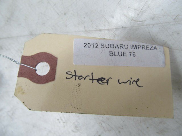 2010-2014 SUBARU IMPREZA OEM FRONT BATTERY CABLE STARTER HARNESS WIRING 