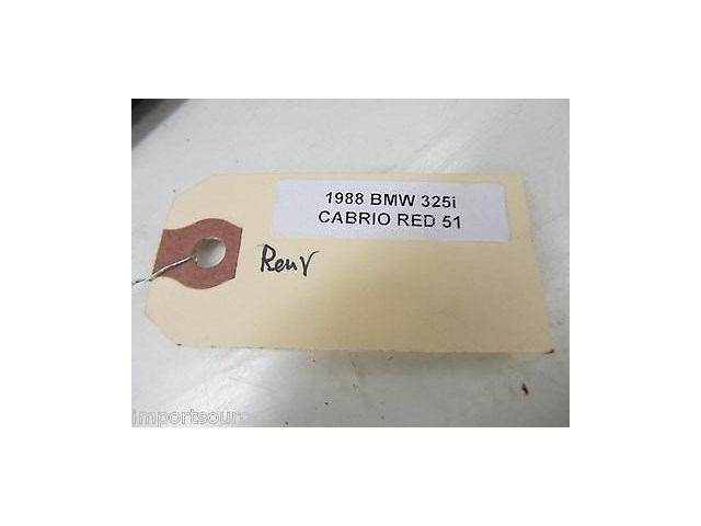 1985-1992 BMW 325i E30 OEM REAR TRUNK SCUFF PANEL FINISH MOLDING COVER 