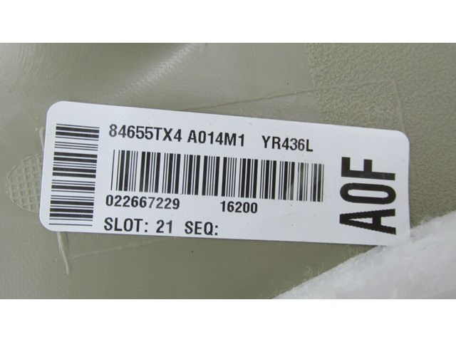 2013-2018 ACURA RDX OEM LEFT REAR UPPER SEAT BOLSTER FINISH TRIM BASE 