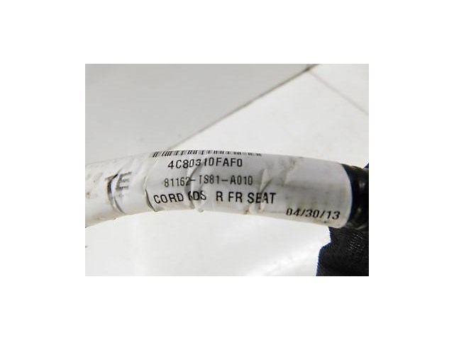 2012-2013 HONDA CIVIC SI COUPE OEM RIGHT FRONT PASSENGER SEAT WIRE HARNESS