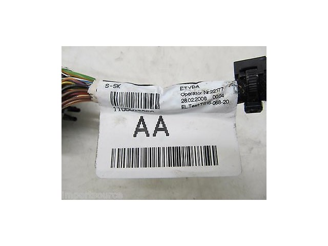 2009-2011 JAGUAR XF OEM CENTER CONSOLE WIRE HARNESS ASSEMBLY 8X2T14B079AA