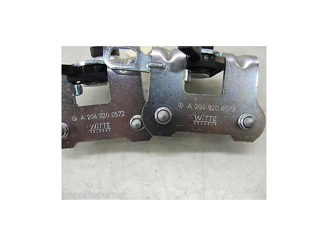 2010-2013 MERCEDES E350 W212 OEM REAR UPPER SEAT RELEASE LATCH SET OF 2