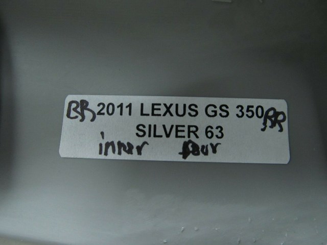 2007-2011 LEXUS GS350 OEM RIGHT REAR INNER DOOR SCUFF PLATE TRIM 