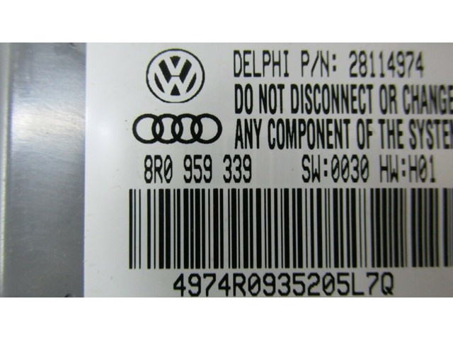 2009-2012 AUDI Q5 8R OEM RIGHT FRONT PASSENGER SEAT OCCUPANCY SENSOR 
