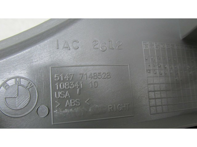  2007-2010 BMW X5 E70 OEM RIGHT REAR SILL SCUFF KICK PANEL COVER 7148528 