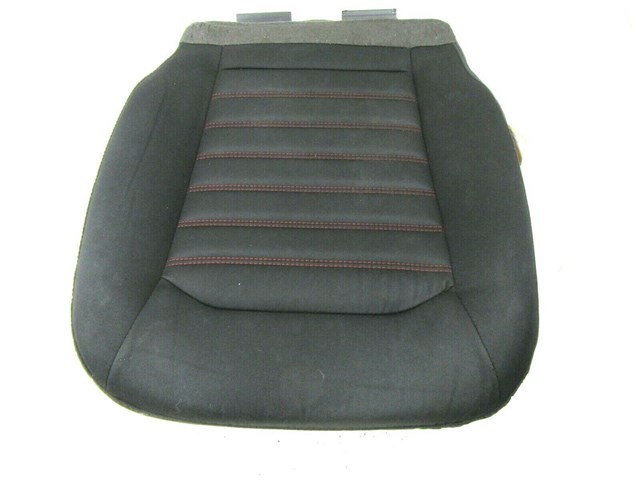 2013-2016 FORD FUSION OEM SE RIGHT FRONT PASSENGER SEAT LOWER CUSHION BLACK RED
