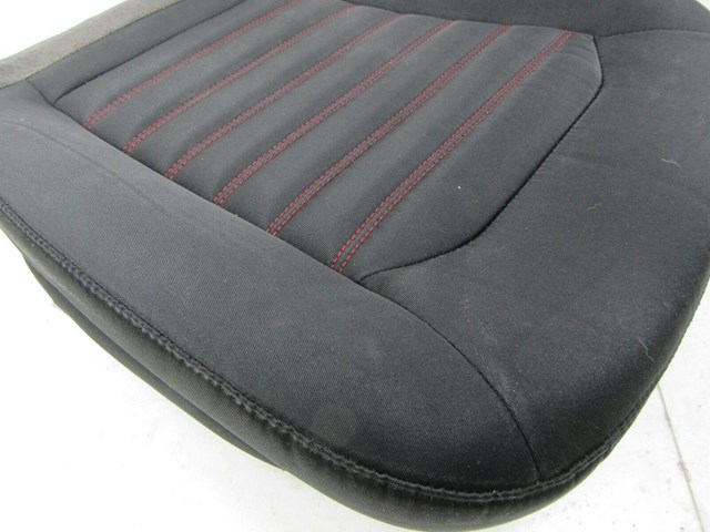 2013-2016 FORD FUSION OEM SE RIGHT FRONT PASSENGER SEAT LOWER CUSHION BLACK RED