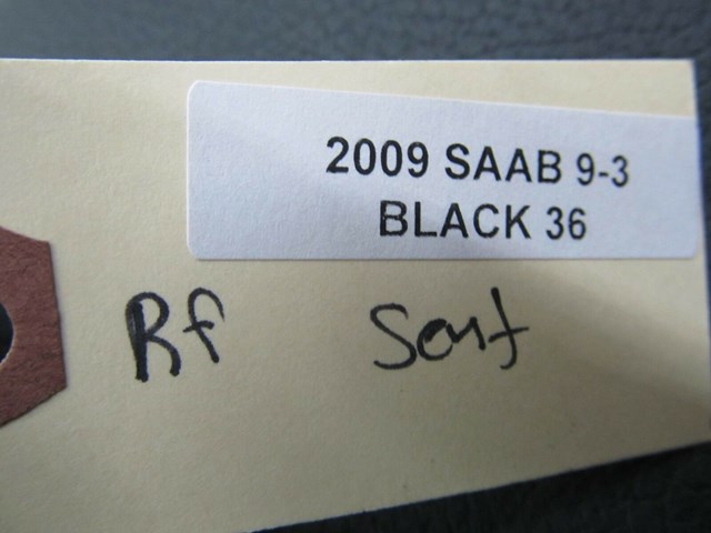 2004-2011 SAAB 9-3 OEM RIGHT FRONT PASSENGER SEAT BACK COVER STORAGE POCKET