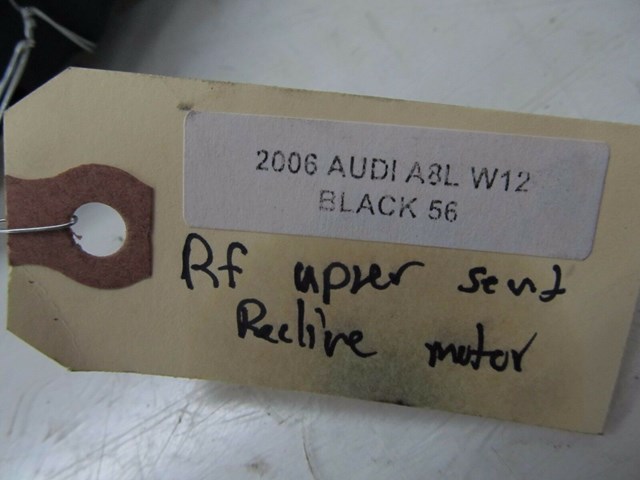 2004-2008 AUDI A8L W12 OEM RIGHT FRONT PASSENGER SEAT RECLINE MOTOR 