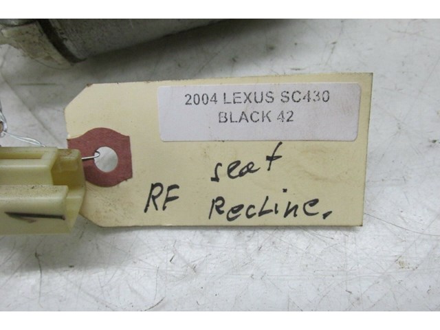 2002-2010 LEXUS SC430 OEM RIGHT FRONT PASSENGER SEAT RECLINE MOTOR 