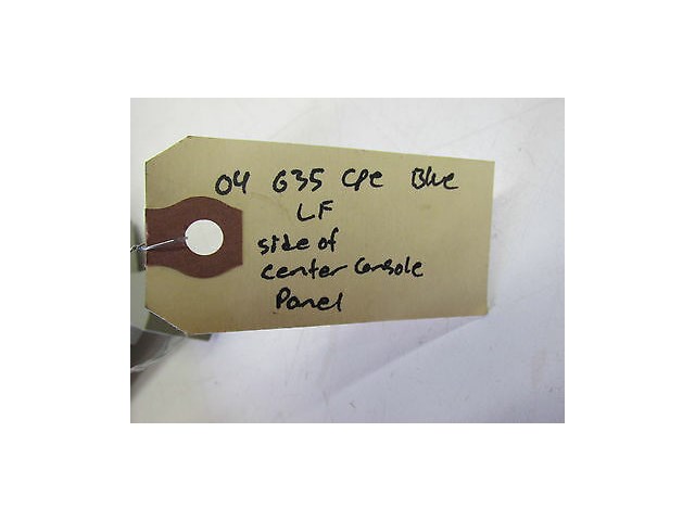 2003-2004 INFINITI G35 COUPE OEM LEFT FRONT CENTER CONSOLE PANEL TRIM CIG LIGHT