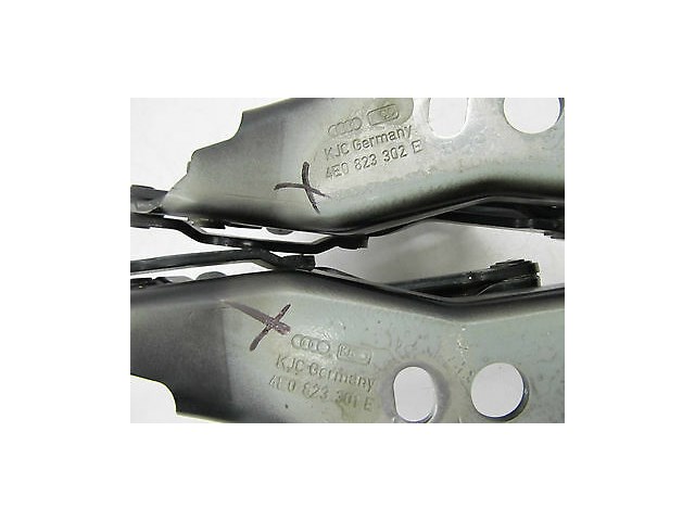 2004-2006 AUDI A8 L QUATTRO D3 OEM FRONT HOOD SUPPORT HINGES BRACKETS SET OF 2