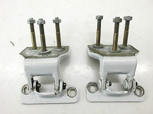 1998-2004 BENTLEY ARNAGE OEM RIGHT FRONT PASSENGERS DOOR SUPPORT HINGES SET OF 2