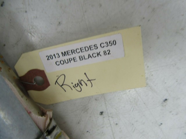 12-15 MERCEDES C350 COUPE OEM RIGHT PASSENGER SIDE CURTAIN AIRBAG 