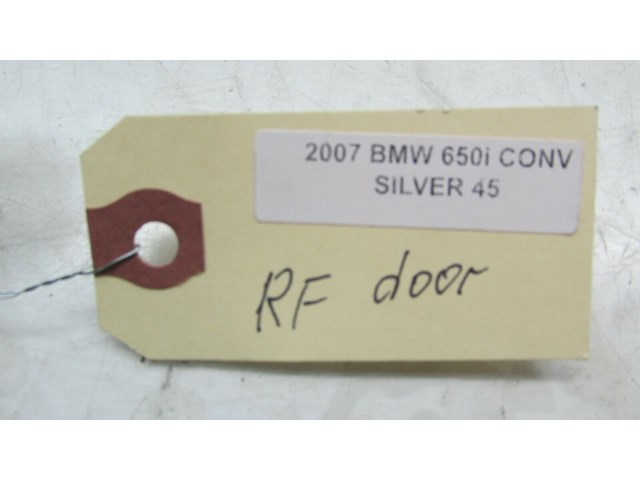 2006-2010 BMW 650i E64 E63 OEM RIGHT PASSENGER SIDE DOOR AIRBAG 