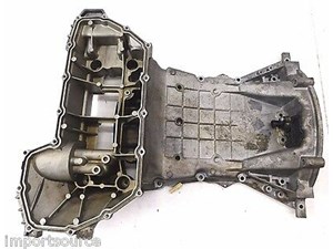 2009-2011 JAGUAR XF OEM ENGINE UPPER OIL PAN ASSEMBLY 2W93-6C674-DB