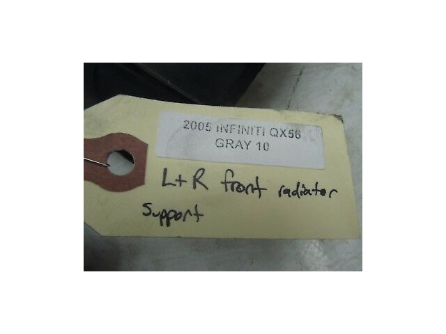 2004-2007 INFINITI QX56 OEM LEFT AND REAR RADIATOR SUPPORT TRIM COVER 