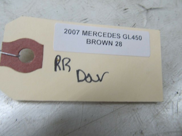 2007-2012 MERCEDES GL450 X164 OEM RIGHT REAR DOOR IMPACT CRASH AIRBAG SENSOR 