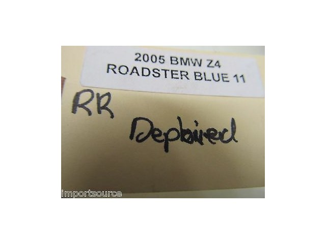 2003-2005 BMW Z4 E85 OEM RIGHT REAR QUARTER PANEL AIRBAG MODULE *BLOWN*