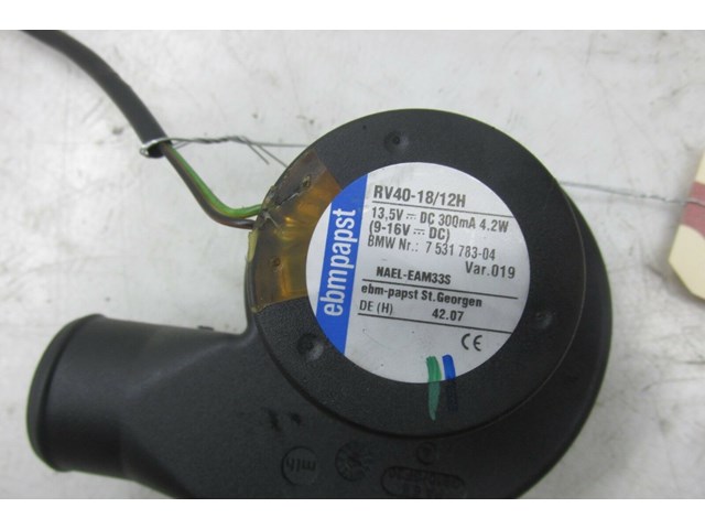 2007-2010 BMW 328xi E90 OEM RIGHT FRONT COOLING FAN BLOWER MOTOR 7 531 783-04 