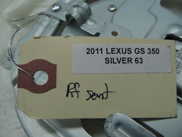 2007-2011 LEXUS GS350 OEM RIGHT FRONT LOWER SEAT BLOWER FAN MOTOR 