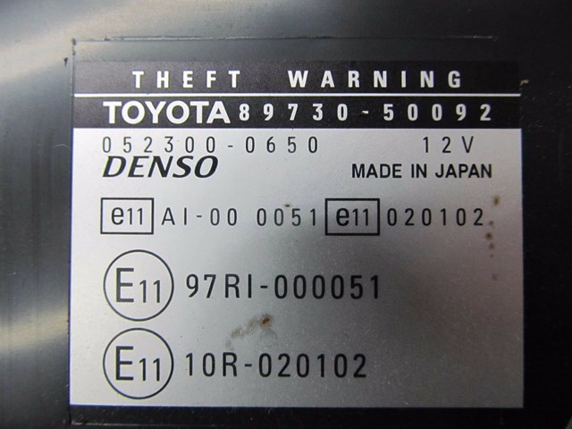 2001-2006 LEXUS LS430 OEM THEFT WARNING MODULE 89730-50092