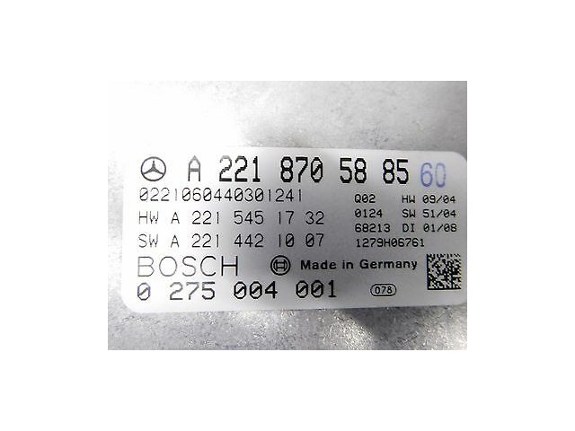 2007-2009 MERCEDES S550 W221 OEM NIGHT VISION CONTROL MODULE A2218705885