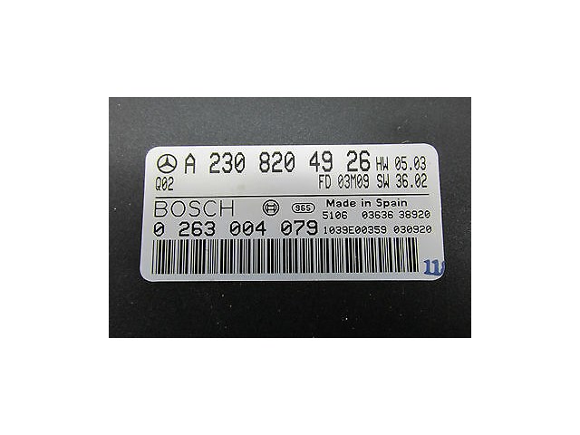 2004-2006 MERCEDES BENZ SL600 R230 OEM PARKTRONIC MODULE UNIT