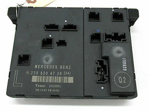 2004-2006 MERCEDES BENZ SL600 R230 OEM LEFT DRIVER SIDE FRONT DOOR MODULE