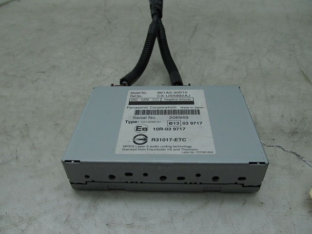  2007-2011 LEXUS GS350 OEM RIGHT REAR MULTI INTERFACE COMPUTER MODULE 