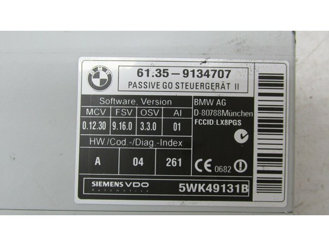  2007-2010 BMW X5 E70 OEM KEYLESS PASSIVE GO CONTROL MODULE 9134707