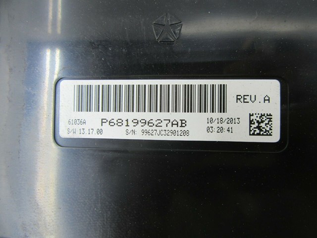 2014-2015 DODGE JOURNEY OEM TEMPERATURE CONTROL MODULE P68199627AB