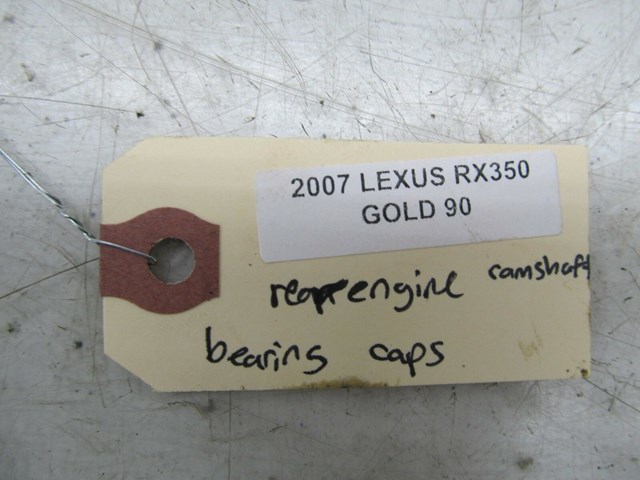  2004-2007 LEXUS RX350 OEM REAR ENGINE CAMSHAFT BEARING CAPS 