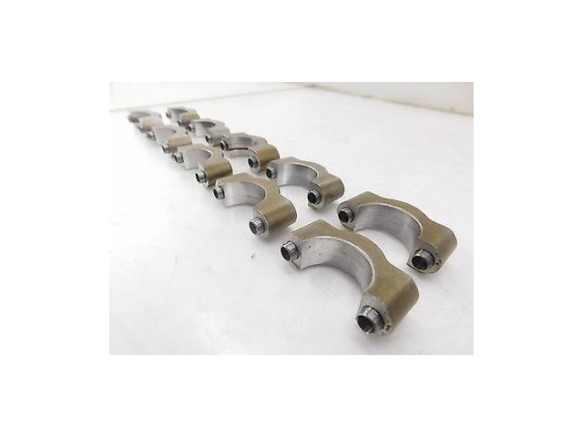 2004-2008 MASERATI QUATTROPORTE M139 OEM RIGHT FRONT CAMSHAFT BEARING CAPS (10)