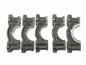 2003-2006 MERCEDES BENZ SL500R R230 OEM CRANKSHAFT BEARING CAPS SET OF 5