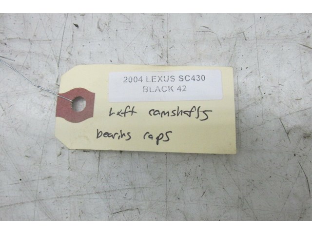  2002-2006 LEXUS SC430 OEM LEFT DRIVER SIDE CAMSHAFT BEARING CAPS  