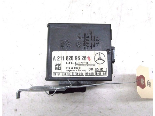 2003-2006 MERCEDES E500 W211 OEM ANTI THEFT CONTROL MODULE 2118209626 