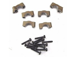 2006-2008 NISSAN 350Z COUPE OEM LEFT SIDE ENGINE CAMSHAFT BEARING CAPS SET OF 6