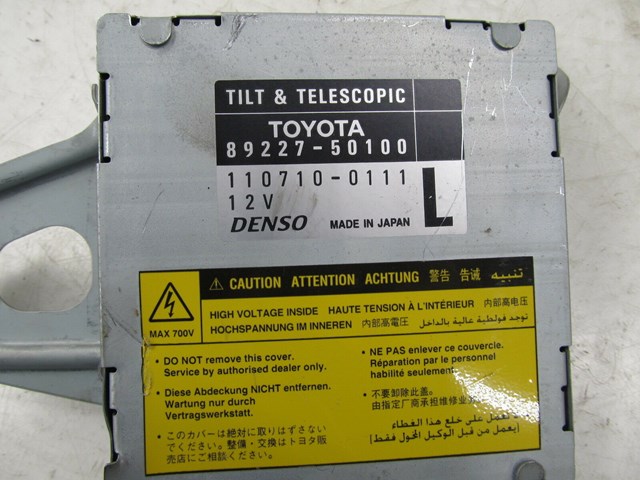 2001-2006 LEXUS LS430 OEM LEFT FRONT TILT TELESCOPIC COMPUTER MODULE 