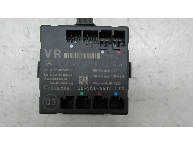 2012-2015 MERCEDES C250 COUPE W204 OEM RIGHT PASSENGER DOOR CONTROL MODULE 
