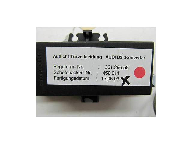 2004-2006 AUDI A8 L QUATTRO D3 OEM RIGHT FRONT DOOR INCIDENT CONTROL MODULE