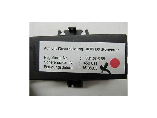 2004-2006 AUDI A8 L QUATTRO D3 OEM RIGHT REAR DOOR INCIDENT CONTROL MODULE