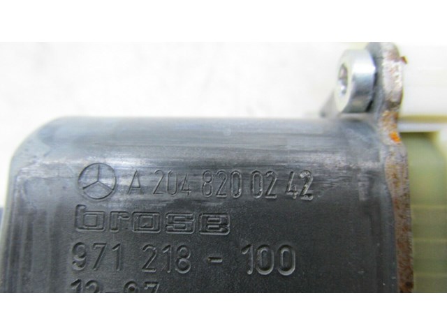 2012-2015 MERCEDES C250 COUPE W204 OEM LEFT DRIVER DOOR WINDOW GLASS MOTOR 