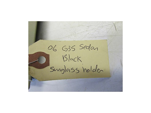 2005-2006 INFINITI G35 SEDAN OEM UPPER GLASSES COMPARTMENT 