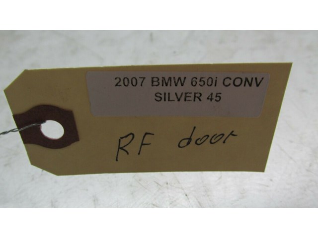 2006-2010 BMW 650i E64 E63 OEM RIGHT PASSENGER DOOR ALARM SYSTEM MODULE   