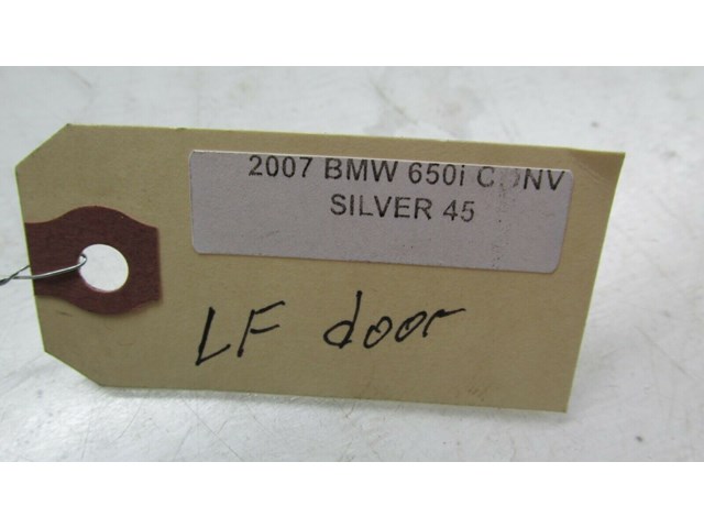 2006-2010 BMW 650i E64 E63 OEM LEFT DRIVER DOOR ALARM SYSTEM MODULE   