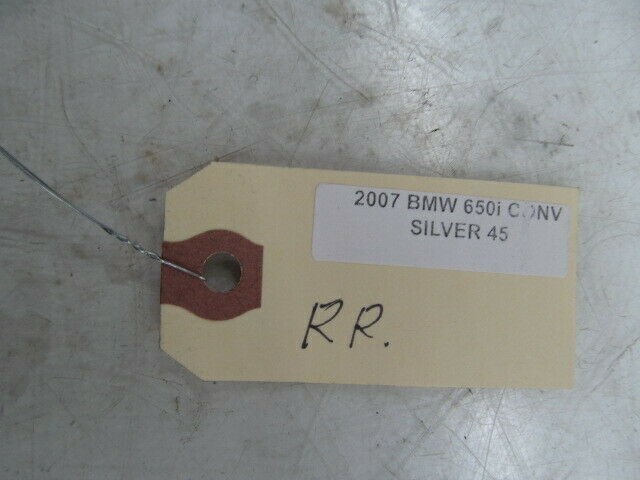 2006-2010 BMW 650i E64 E63 OEM RIGHT REAR QUARTER ALARM CONTROL MODULE 