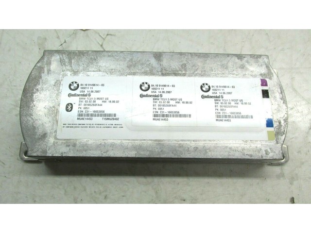 2006-2010 BMW 650i E64 E63 OEM TELEMATICS CONTROL UNIT MODULE 9149614