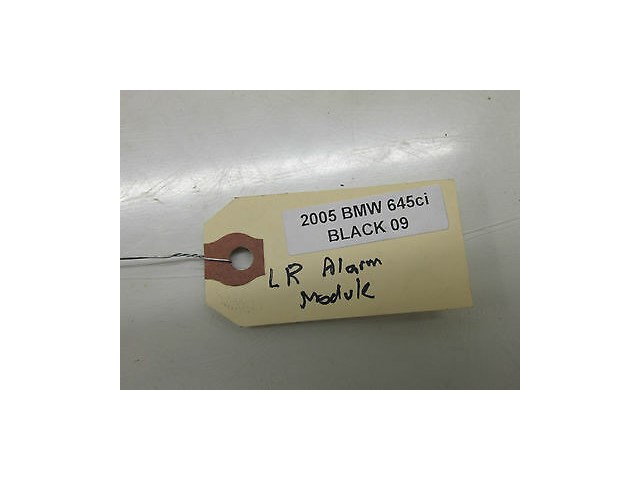 2004-2005 BMW 645CI E63 OEM LEFT REAR ANTI THEFT DWA ALARM SYSTEM CONTROL MODULE
