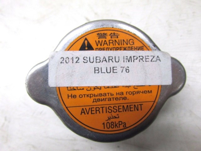 2010-2014 SUBARU IMPREZA OEM RADIATOR CAP